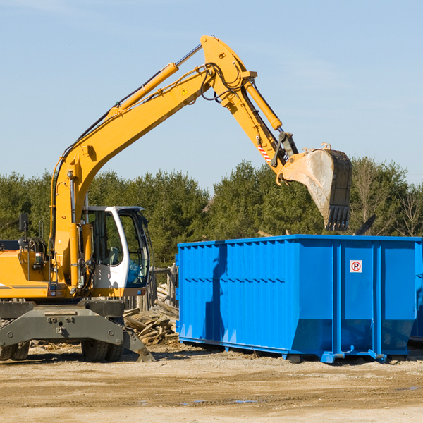 can i choose the location where the residential dumpster will be placed in Jolivue VA